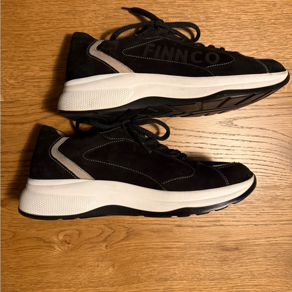 Finn Comfort made in Germany Men's Black Sneakers